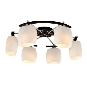 CECIL CHANDELIER 6XE27 WENGE