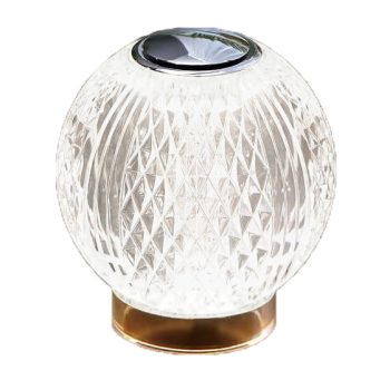 DIAMOND LED TABLE LAMP 2W 3000K DIMMABLE, GOLD