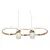 ELZA LED PENDANT 40W CCT, GOLD