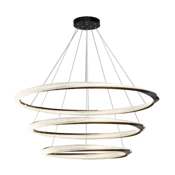 ERICA LED PENDANT 120W 3000K, BLACK
