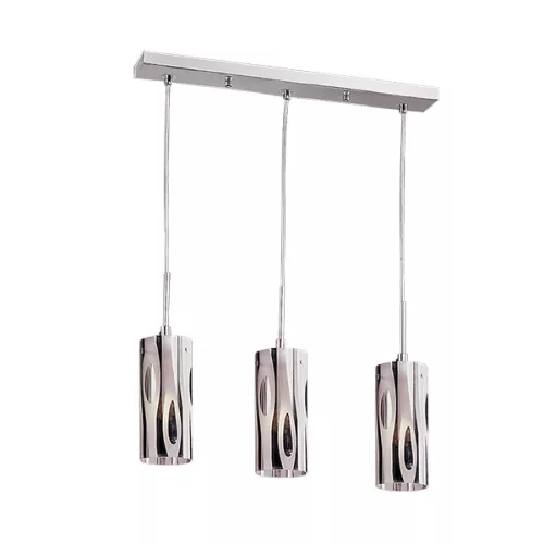 ERIN CHANDELIER 3XE27 SATIN NIKEL L500XH800mm