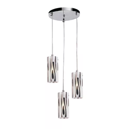 ERIN CHANDELIER 3XE27 SATIN NIKEL D300mm