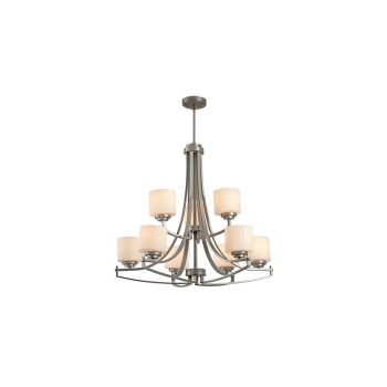 ELMARK Erin Lux Csillár 9Xe27 Szatén Nikkel