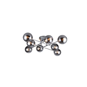 ELMARK Ermina Mennyezeti Lámpa 8Xe14 Króm/Üveg