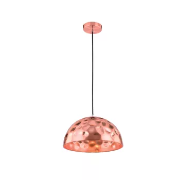HAMMER-1C PENDANT 1XE27 COPPER D300mm