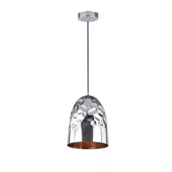 HAMMER-1D PENDANT 1XE27 CHROME D190mm
