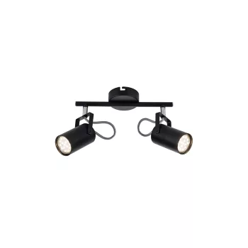 ELMARK Izzy Spot 2Xgu10 Fekete