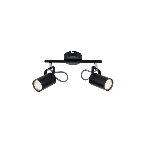 ELMARK Izzy Spot 2Xgu10 Fekete