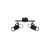 ELMARK Izzy Spot 2Xgu10 Fekete