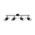 ELMARK Izzy Spot 4Xgu10 Fekete