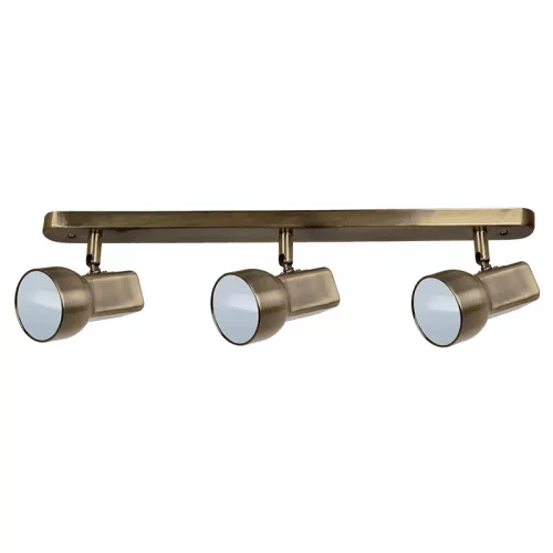 JACK SPOT 3XE14 ANTIQUE BRASS L560mm