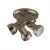 JACK SPOT 3XE14 ANTIQUE BRASS D180mm