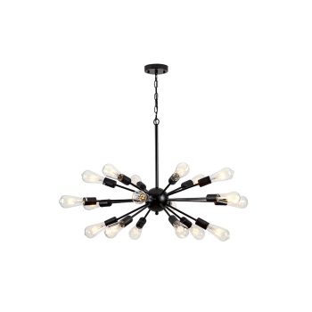 ELMARK Jackson Csillár 18Xe27 Fekete D730Mm