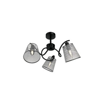 ELMARK Jasmine Csillár 3Xe14 Fekete/Szürke