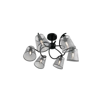 ELMARK Jasmine Csillár 6Xe14 Fekete/Szürke