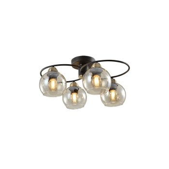 ELMARK Jay Csillár 4Xe27 Fekete/Bronz