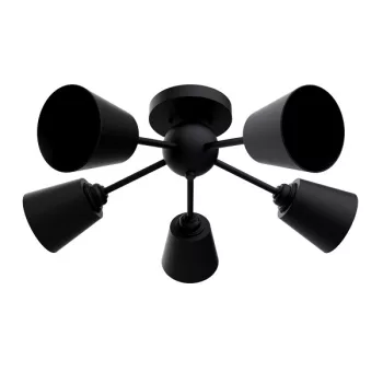 JUDY CHANDELIER 5XE27 BLACK