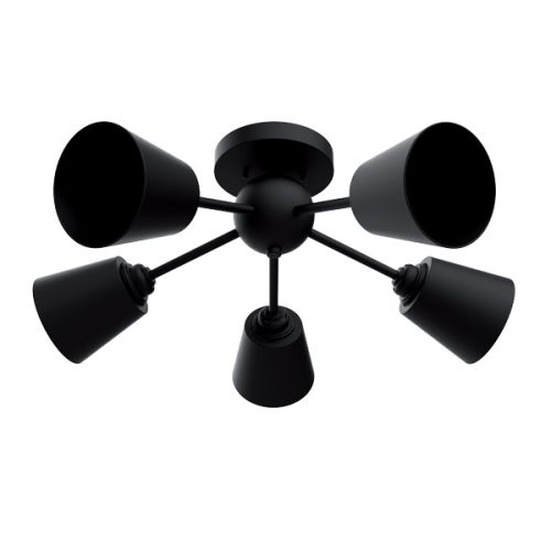 JUDY CHANDELIER 5XE27 BLACK