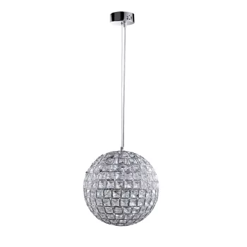 KATELYN PENDANT 1XE27 CHROME D280mm