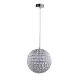 KATELYN PENDANT 1XE27 CHROME D280mm