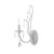 LAURA WALL FIXURE 1XE14 WHITE/GOLD