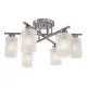 LEXI CHANDELIER 6XE27 SATIN NIKEL
