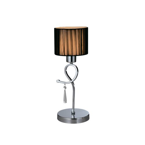 ELMARK Lilly Asztali Lámpa 1Xe27 Króm D150Xh410Mm