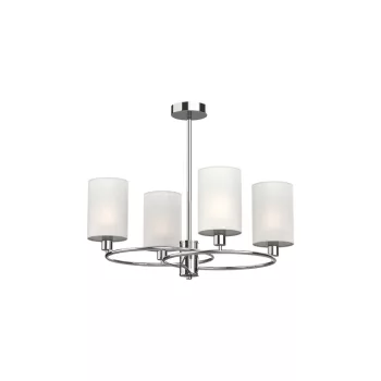 ELMARK Lukas Csillár 4Xe14 Fehér/Króm