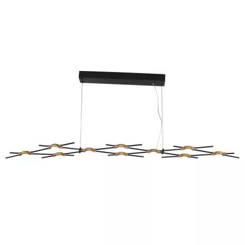 MODULAR LED PENDANT 24W 3000K, BLACK+GOLD