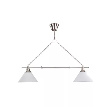 MOLLY CHANDELIER 2XE27 SATIN NICKEL