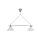 MOLLY CHANDELIER 2XE27 SATIN NICKEL