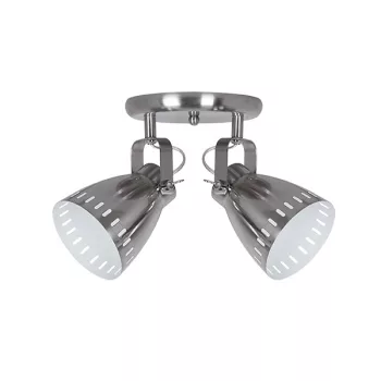 NOAH SPOT 2XE27 SATIN NICKEL D220mm