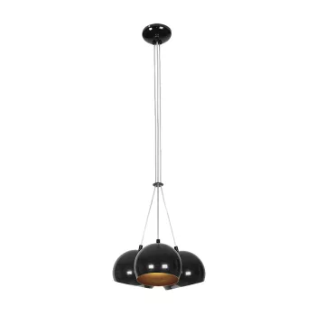 PEARL PENDANT 3XE27 BLACK/GOLD