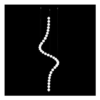 PEARL LED PENDANT 66W 3000K, GOLD