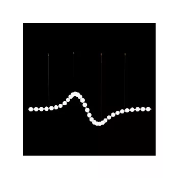 PEARL LED PENDANT 66W 3000K, GOLD