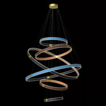 PRESTIGE LED PENDANT 390W 3000K, MULTICOLOURED