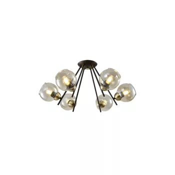 ELMARK Rick Csillár 6Xe27 Fekete/Bronz