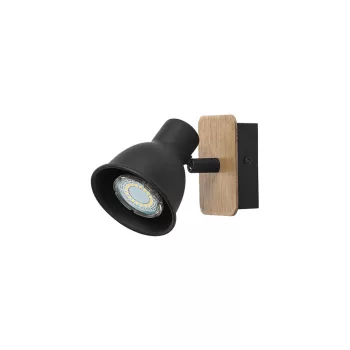 ELMARK Riko Spot 1Xgu10 Fekete/Fa