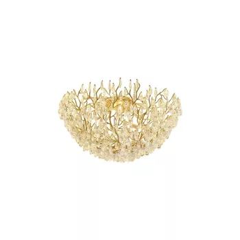 ELMARK Roman Mennyezeti Lámpa 11Xg9 Arany/Kristályok