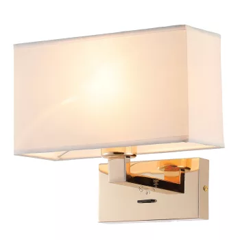 ROSA WALL LAMP 1XE27, FRENCH GOLD