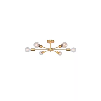 ELMARK Roxi Mennyezeti Lámpa 6Xe27 Arany