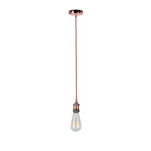 SAILOR-1RAB PENDANT 1XE27 RED/ ANTIQUE BRASS