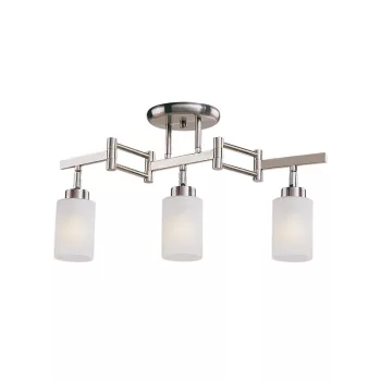 SARA CHANDELIER 3XE27 SATIN NIKEL