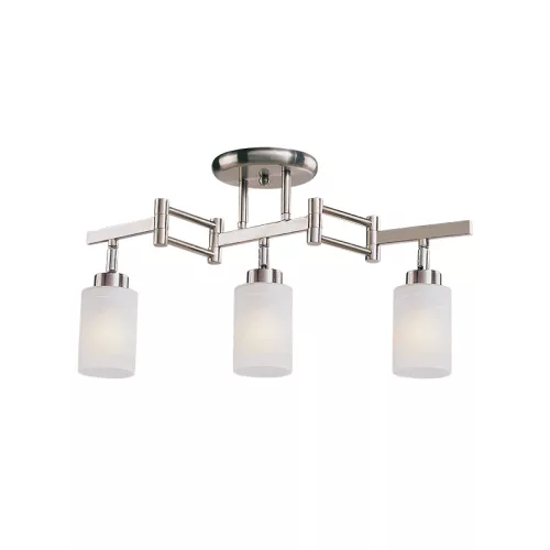 SARA CHANDELIER 3XE27 SATIN NIKEL