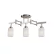 SARA CHANDELIER 3XE27 SATIN NIKEL