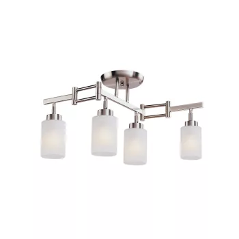 SARA CHANDELIER 4XE27 SATIN NIKEL