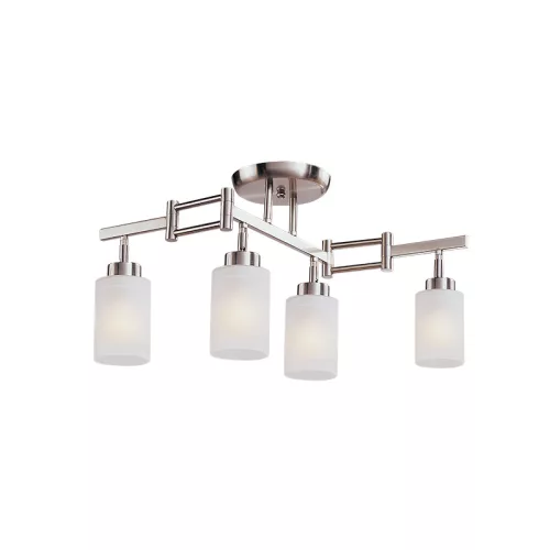SARA CHANDELIER 4XE27 SATIN NIKEL