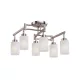 SARA CHANDELIER 6XE27 SATIN NIKEL