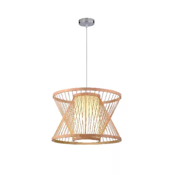 SIMONA PENDANT 1xE27 WOOD
