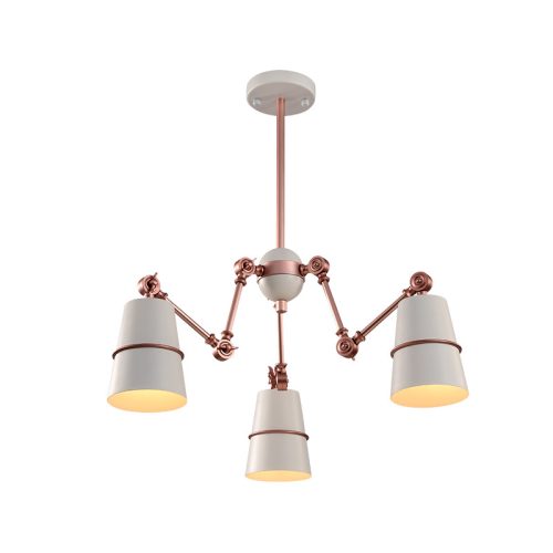 SPIDER CHANDELIER 3XE27 WHITE